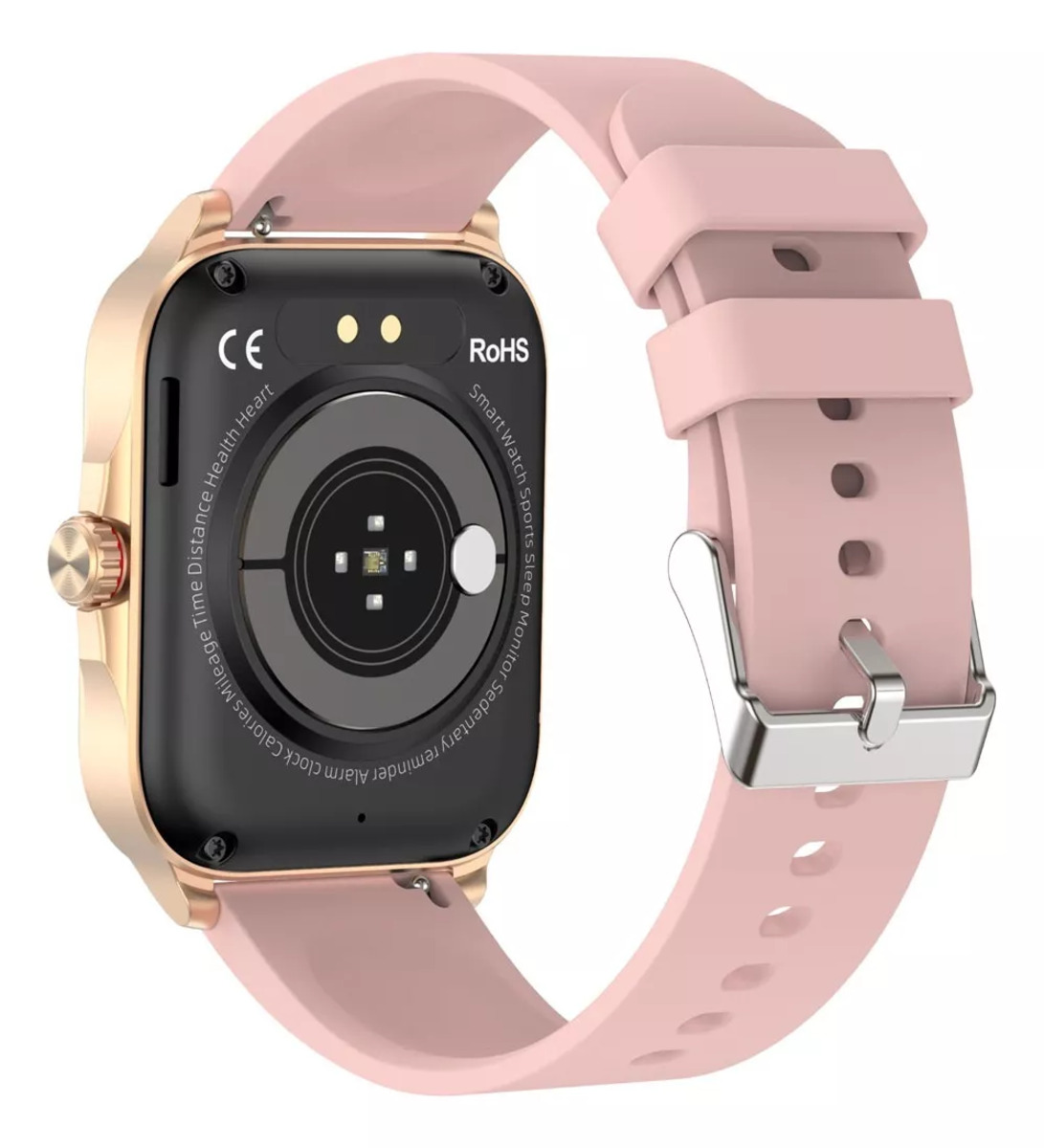 Foto 5 pulgar | Smart Watch Reloj Inteligente Fralugio T90 Colors Glucosa Hr Rosa