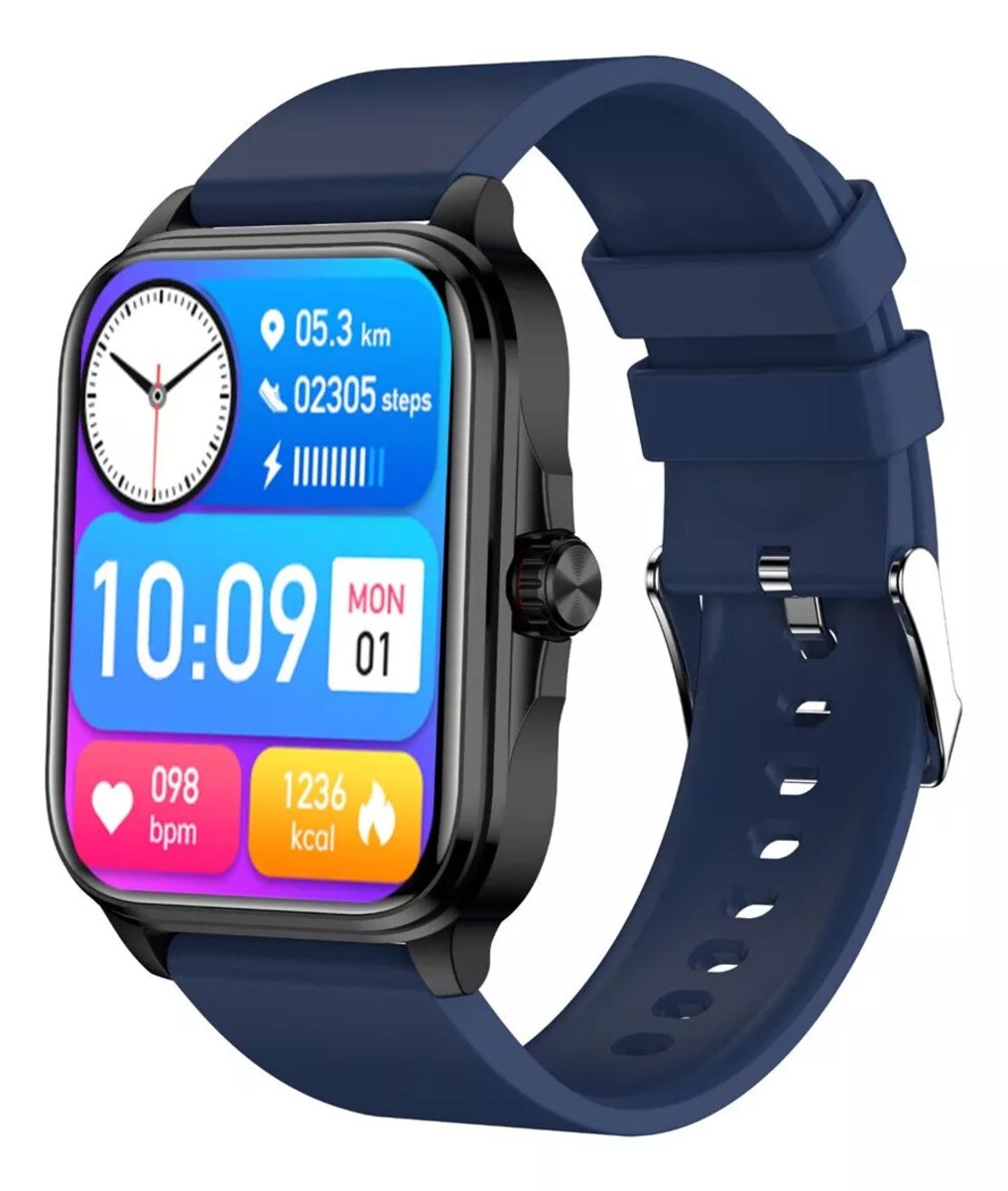 Smart Watch Reloj Inteligente Fralugio T90 Colors Glucosa Hr Azul $1,099