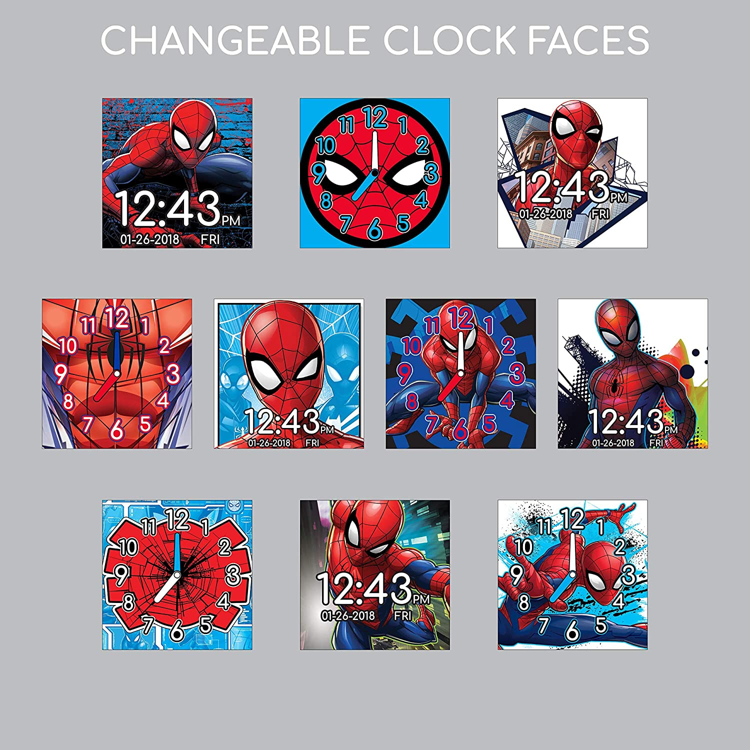 Foto 7 pulgar | Reloj inteligente Spider-Man con Pantalla Táctil para Niños