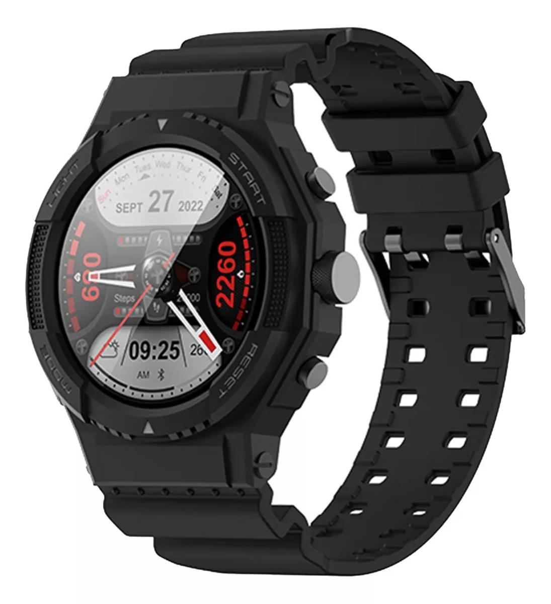 Foto 2 pulgar | Reloj Inteligente Smartwatch G01 Fralugio Gps Glonass Bds Hd Negro