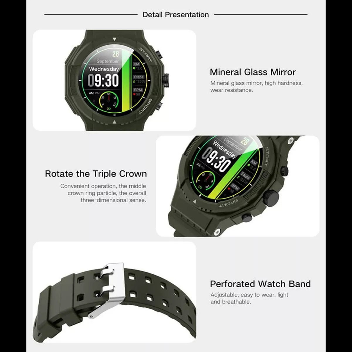 Foto 3 pulgar | Reloj Inteligente Smartwatch G01 Fralugio Gps Glonass Bds Hd Negro