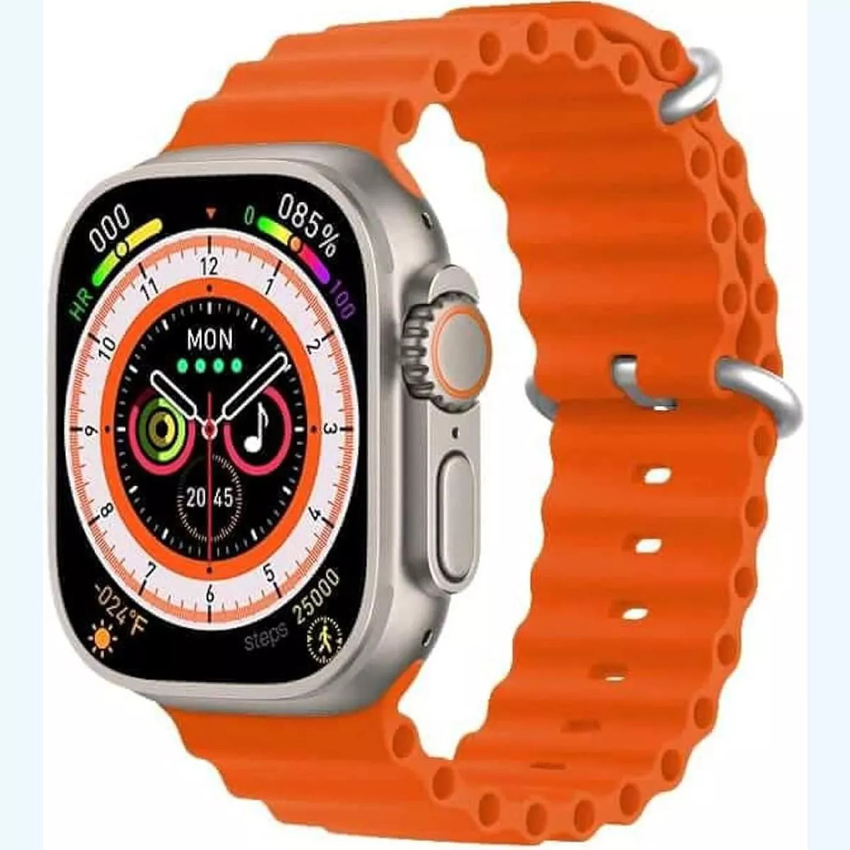 Smartwatch Reloj Inteligente Va9 Ultra Fralugio Chatgpt Nfc Naranja