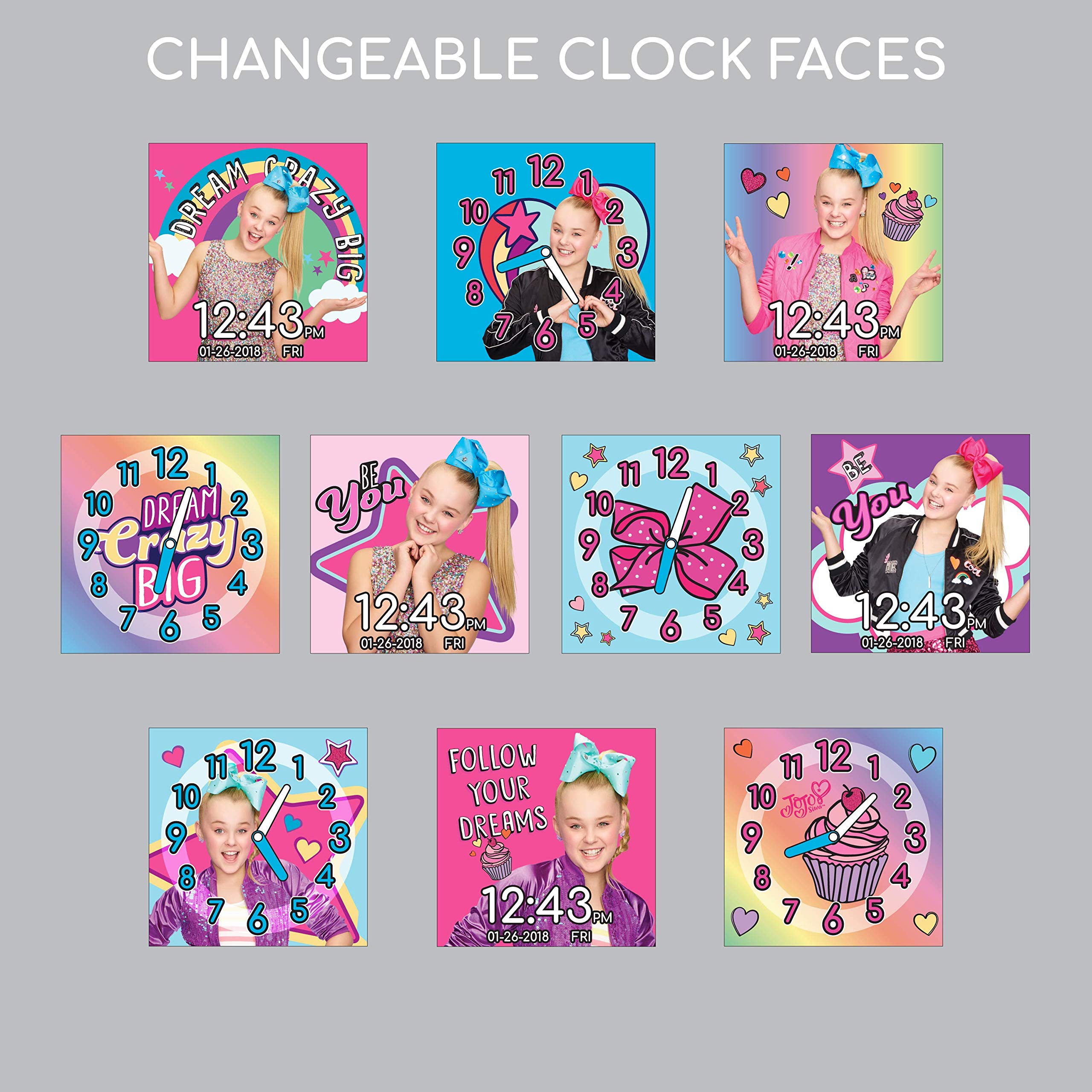 Foto 6 | Venta Internacional - Reloj Inteligente Accutime Kids Nickelodeon Jojo Siwa Selfie Cam