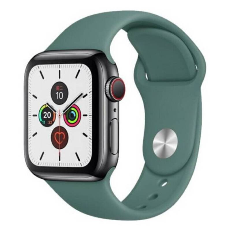 Foto 1 | Smartwatch T5 Verde con Pantalla Táctil HD 1,54" y Monitoreo de Frecuencia Cardíaca en Tiempo Real