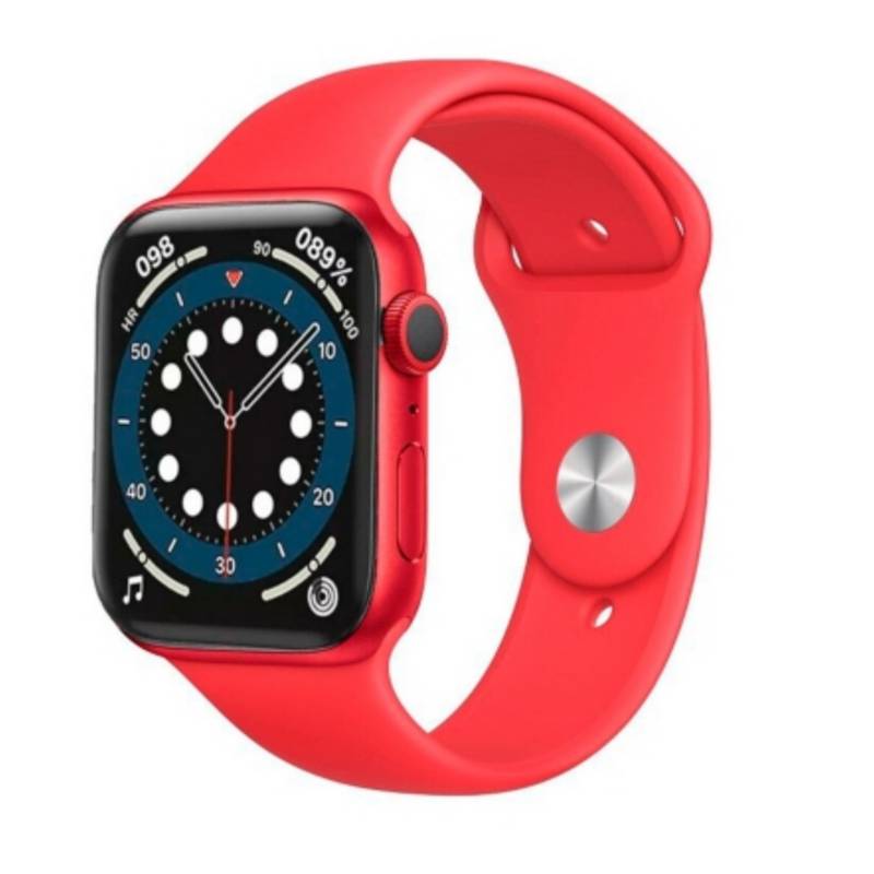 Foto 1 | Smartwatch T5 Rojo con Pantalla Táctil HD 1,54" y Monitoreo de Frecuencia Cardíaca en Tiempo Real