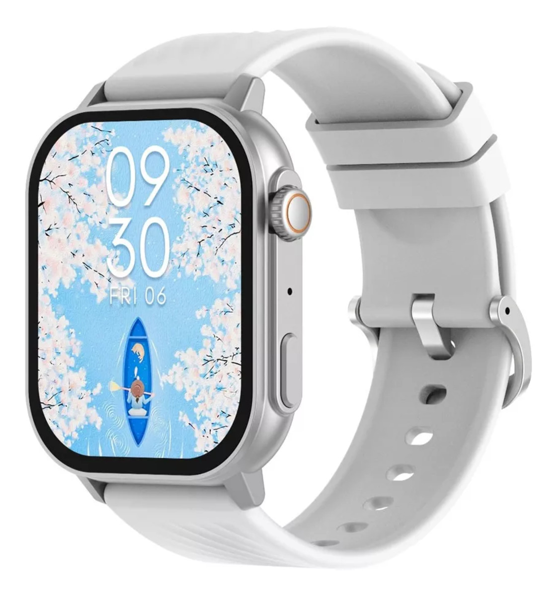 Reloj Smartwatch Fralugio Zl94 Gris con Bluetooth