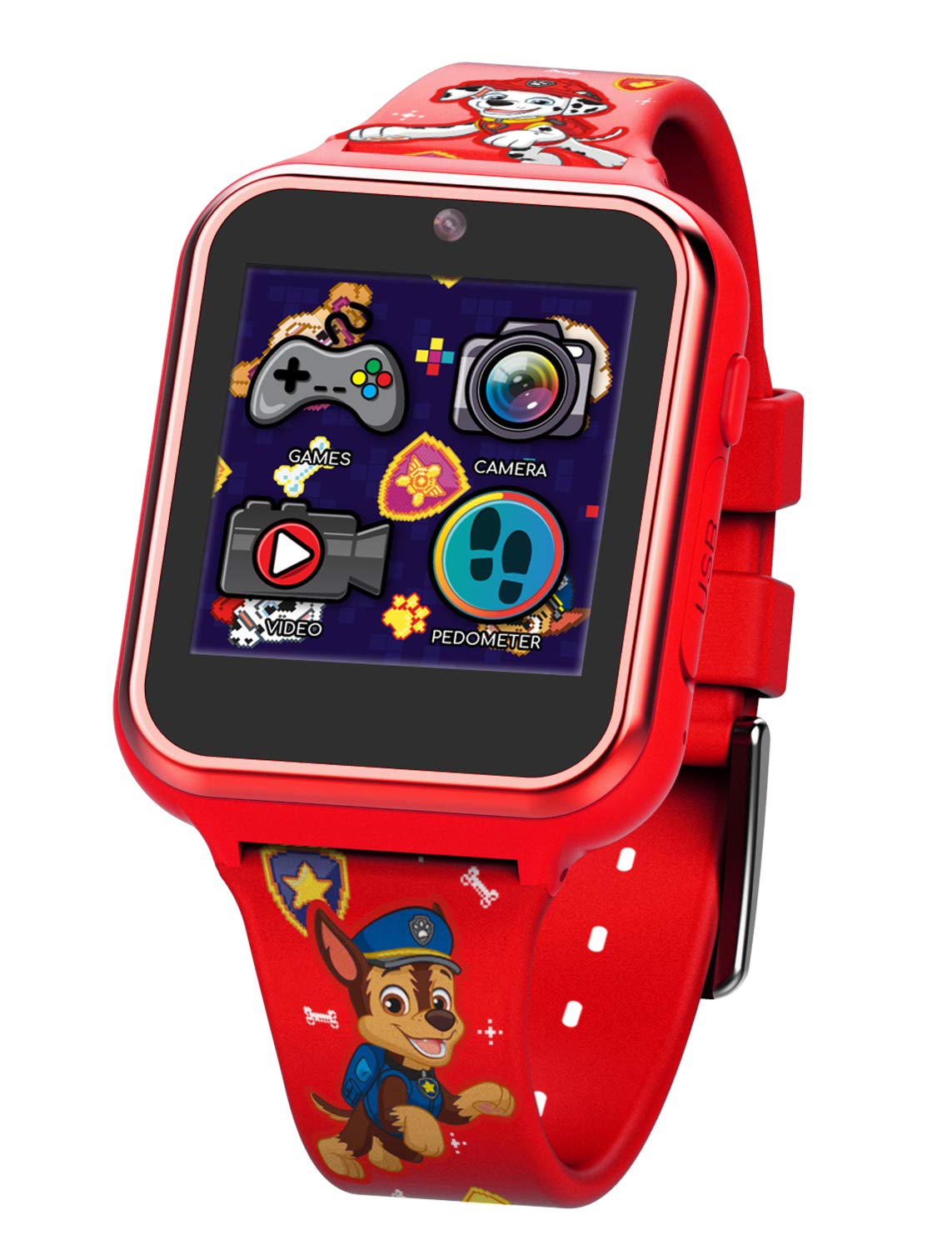 Foto 4 pulgar | Venta Internacional - Reloj Inteligente Accutime Kids Nickelodeon Paw Patrol Red Paw4275