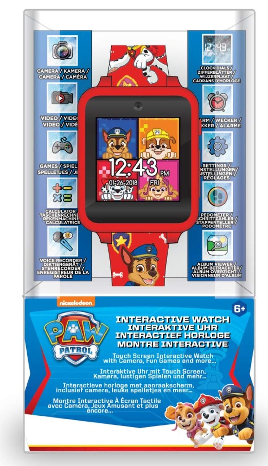 Foto 9 pulgar | Venta Internacional - Reloj Inteligente Accutime Kids Nickelodeon Paw Patrol Red Paw4275