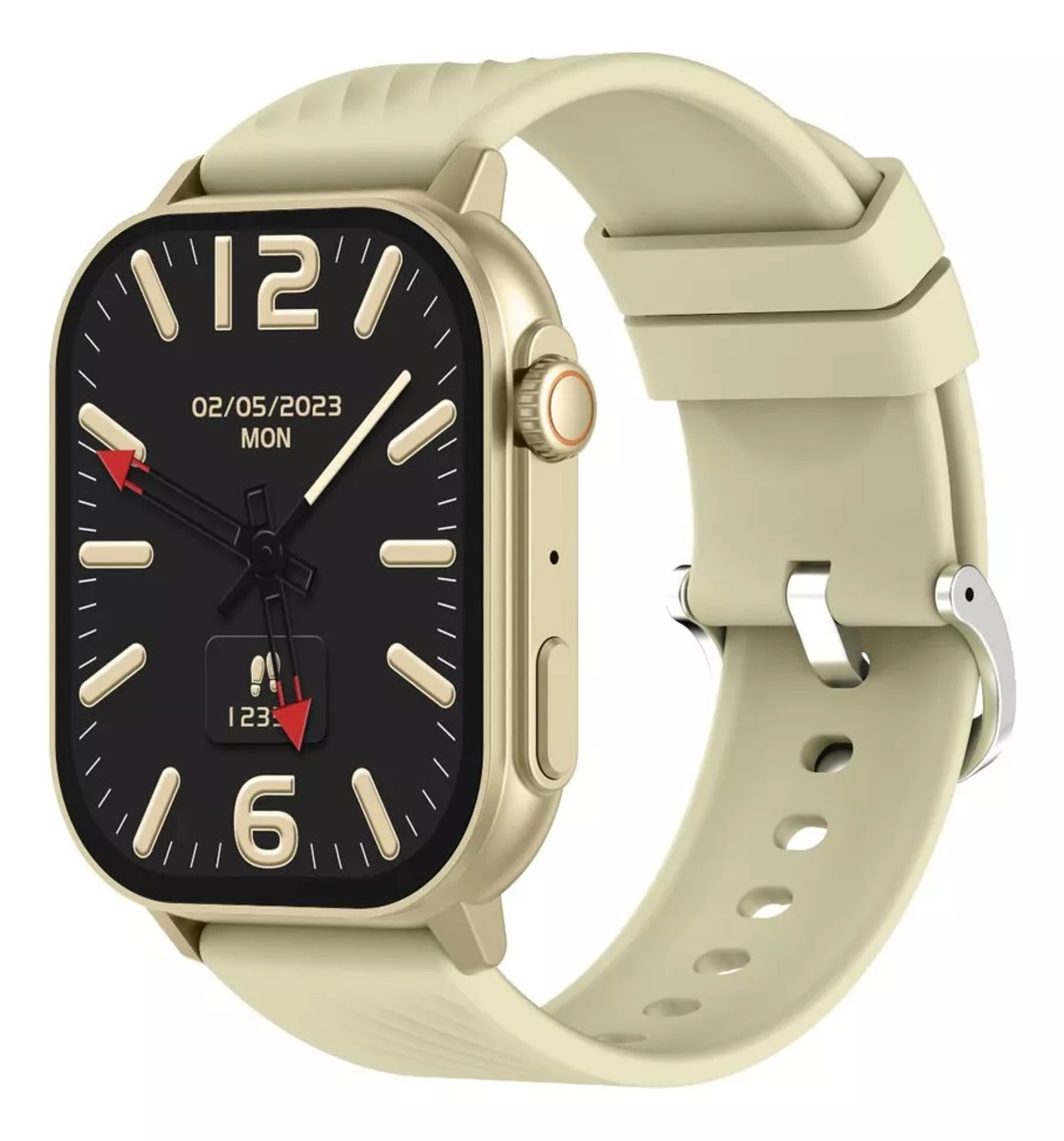 Foto 1 | Reloj Smartwatch Fralugio Zl94 Dorado con Bluetooth