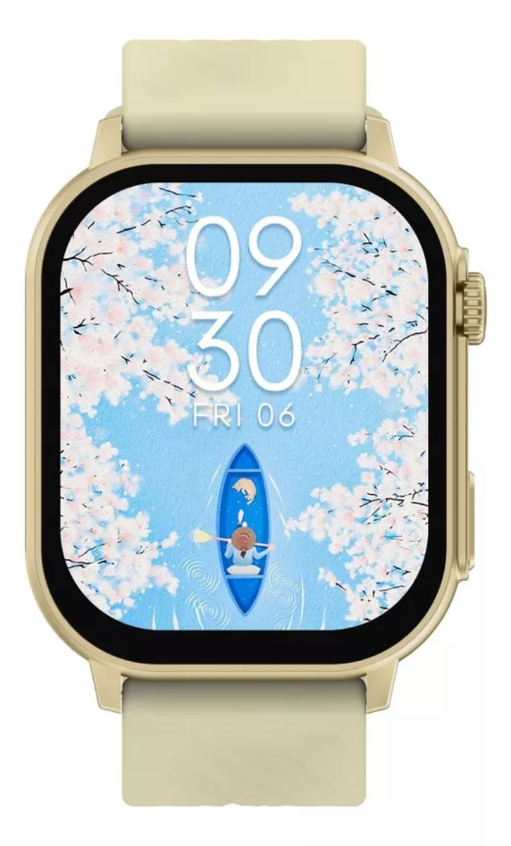 Foto 2 | Reloj Smartwatch Fralugio Zl94 Dorado con Bluetooth