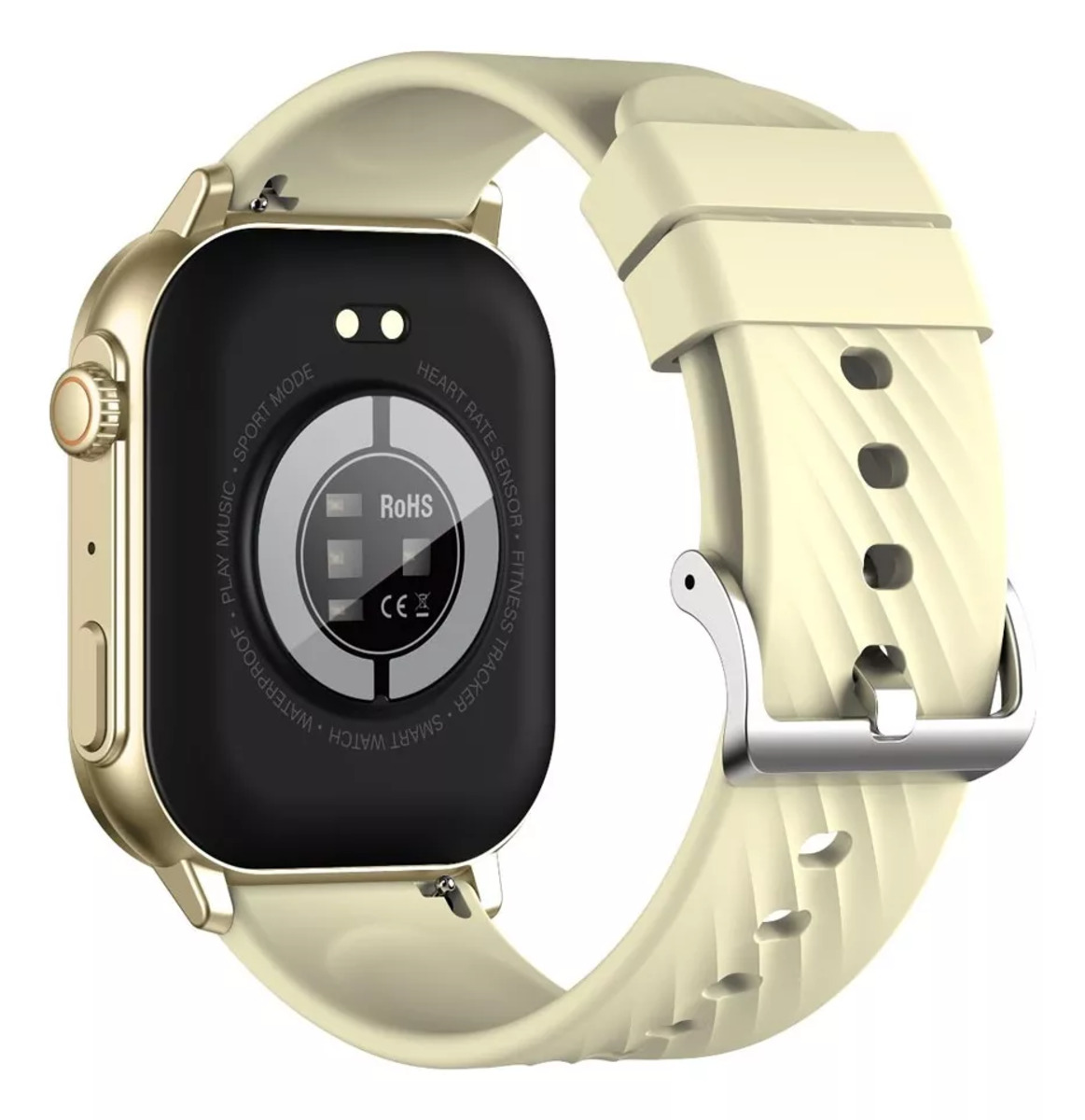 Foto 4 | Reloj Smartwatch Fralugio Zl94 Dorado con Bluetooth