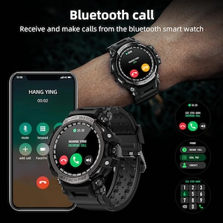 Foto 2 | Reloj Inteligente Lokmat para Deportes al Aire Libre y Llamadas Bluetooth