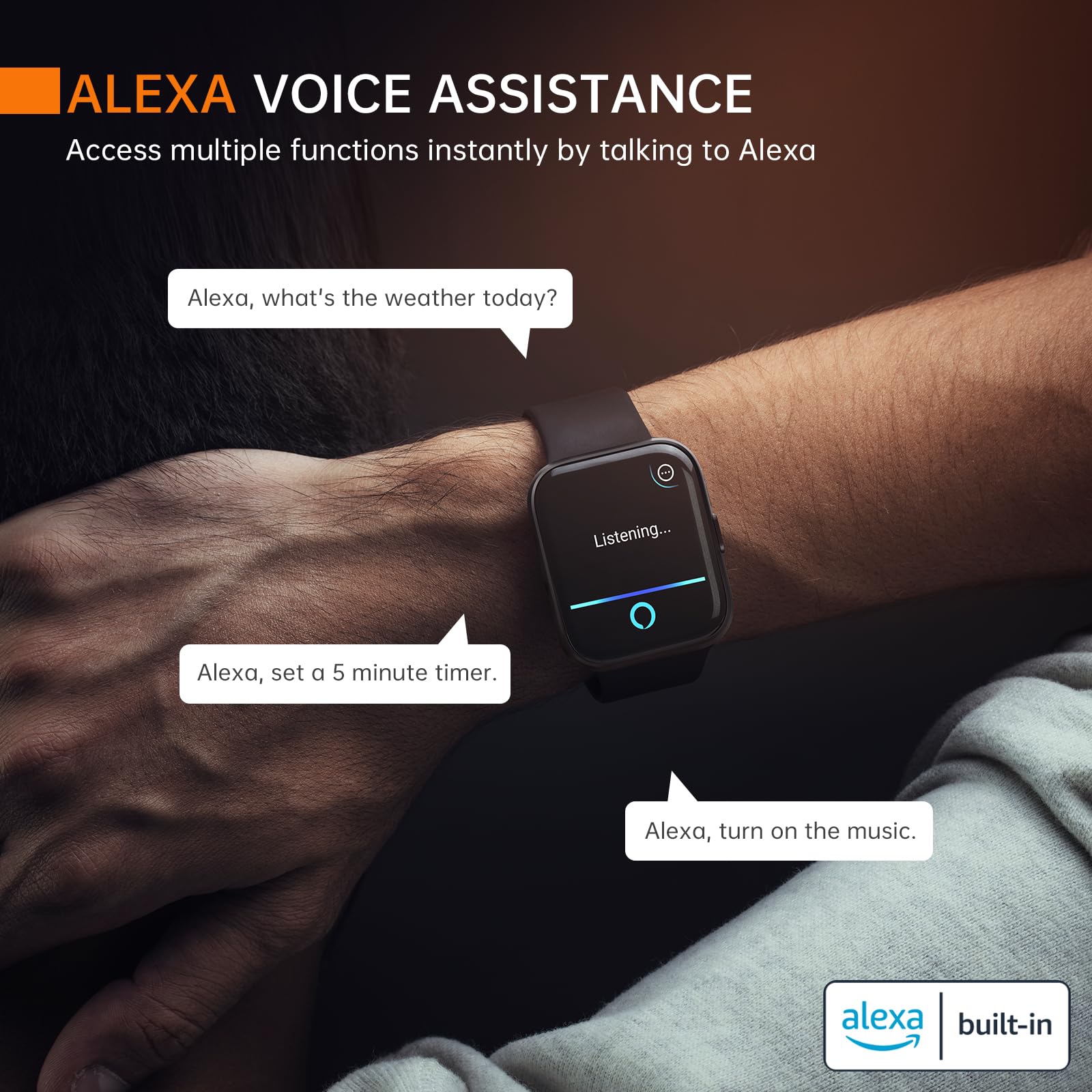 Foto 3 pulgar | Reloj Inteligente Aeac 2024 Fitness con Alexa Bluetooth Call IP68