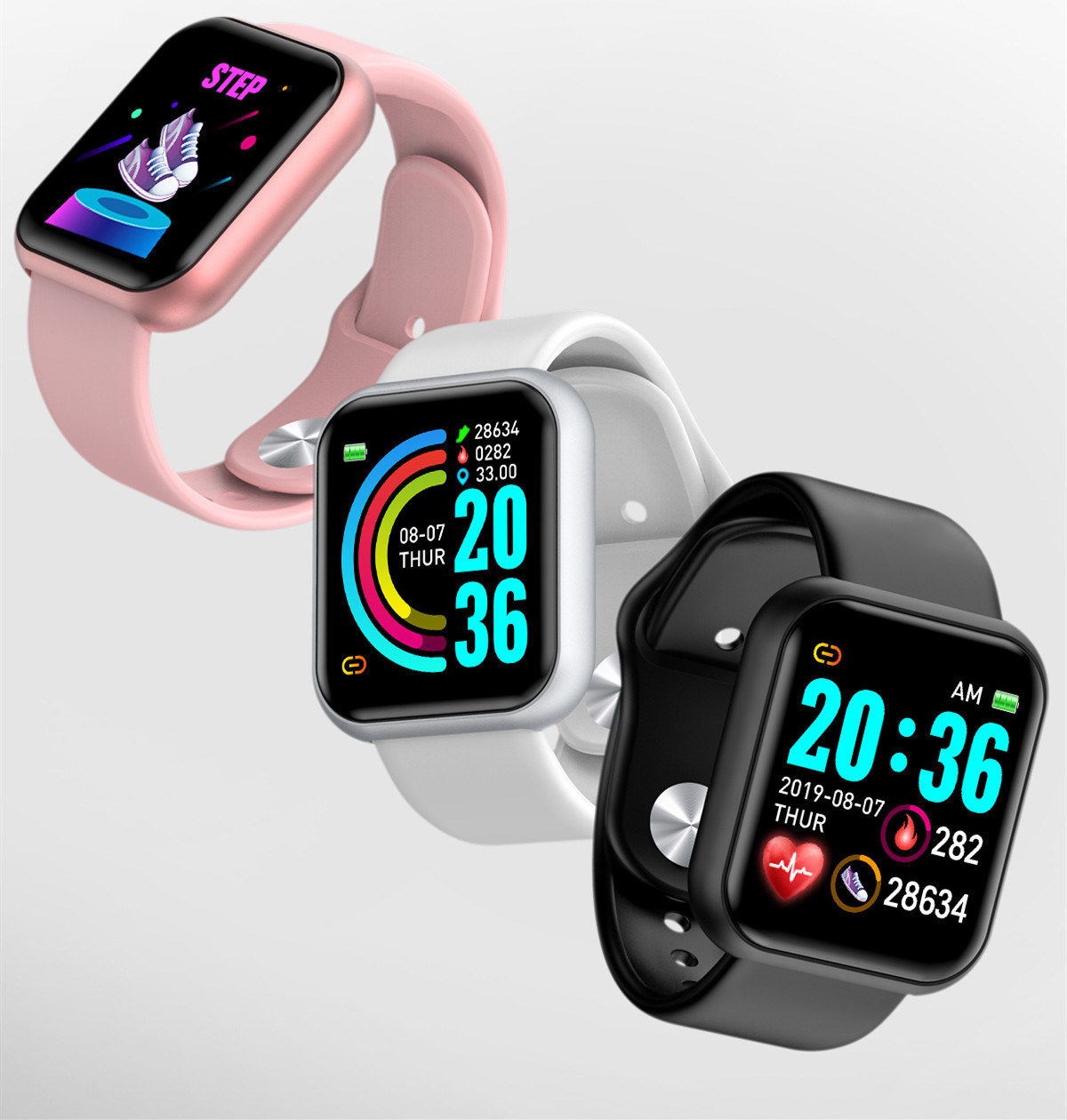 Foto 7 pulgar | Smartwatch T5 Genérico Negro con Pantalla Táctil HD 1,54"