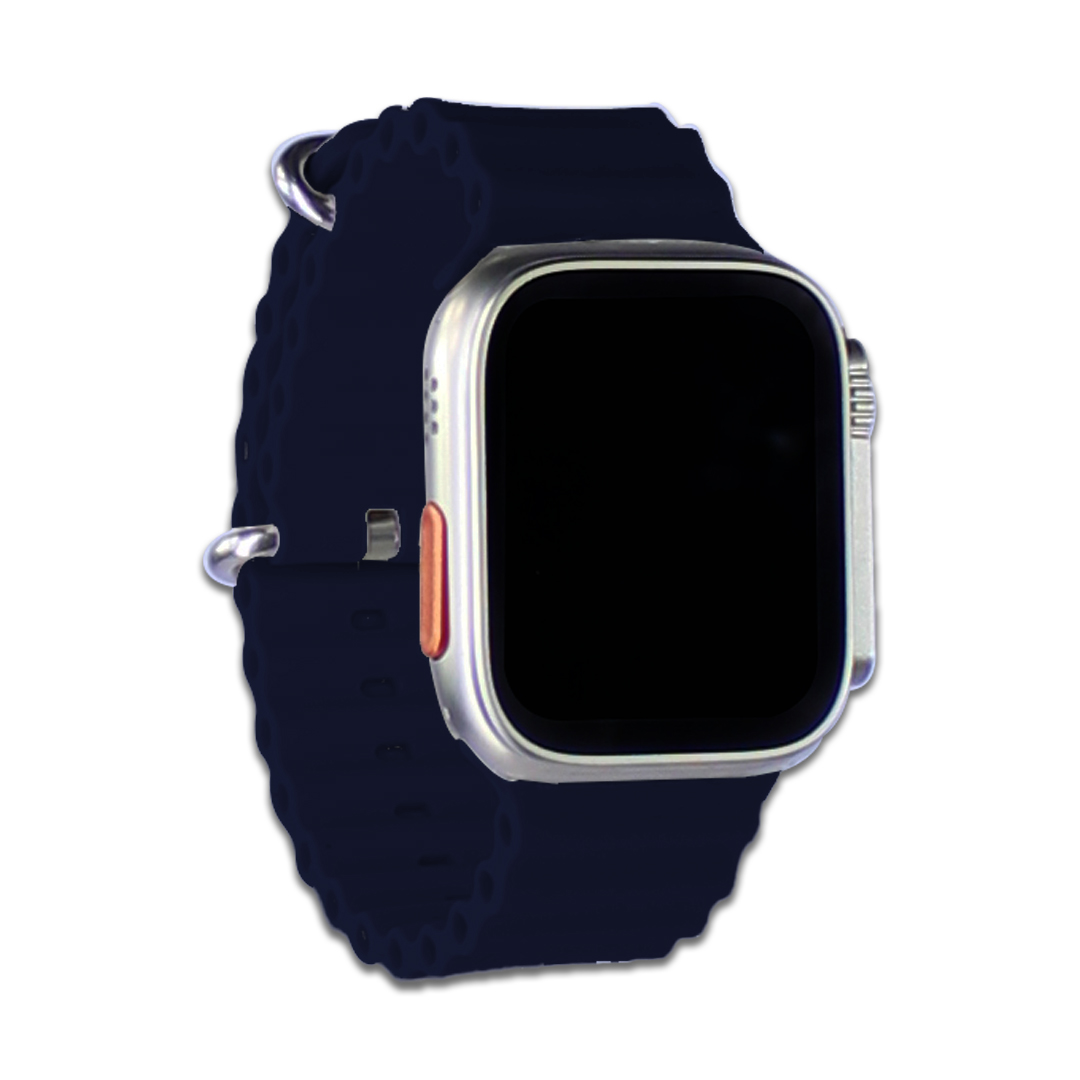 Foto 4 pulgar | Smart Watch X9-ultra con Correa de Goma Azul - Diseño Elegante y Funcional