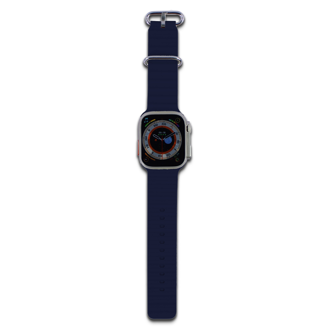 Foto 5 pulgar | Smart Watch X9-ultra con Correa de Goma Azul - Diseño Elegante y Funcional