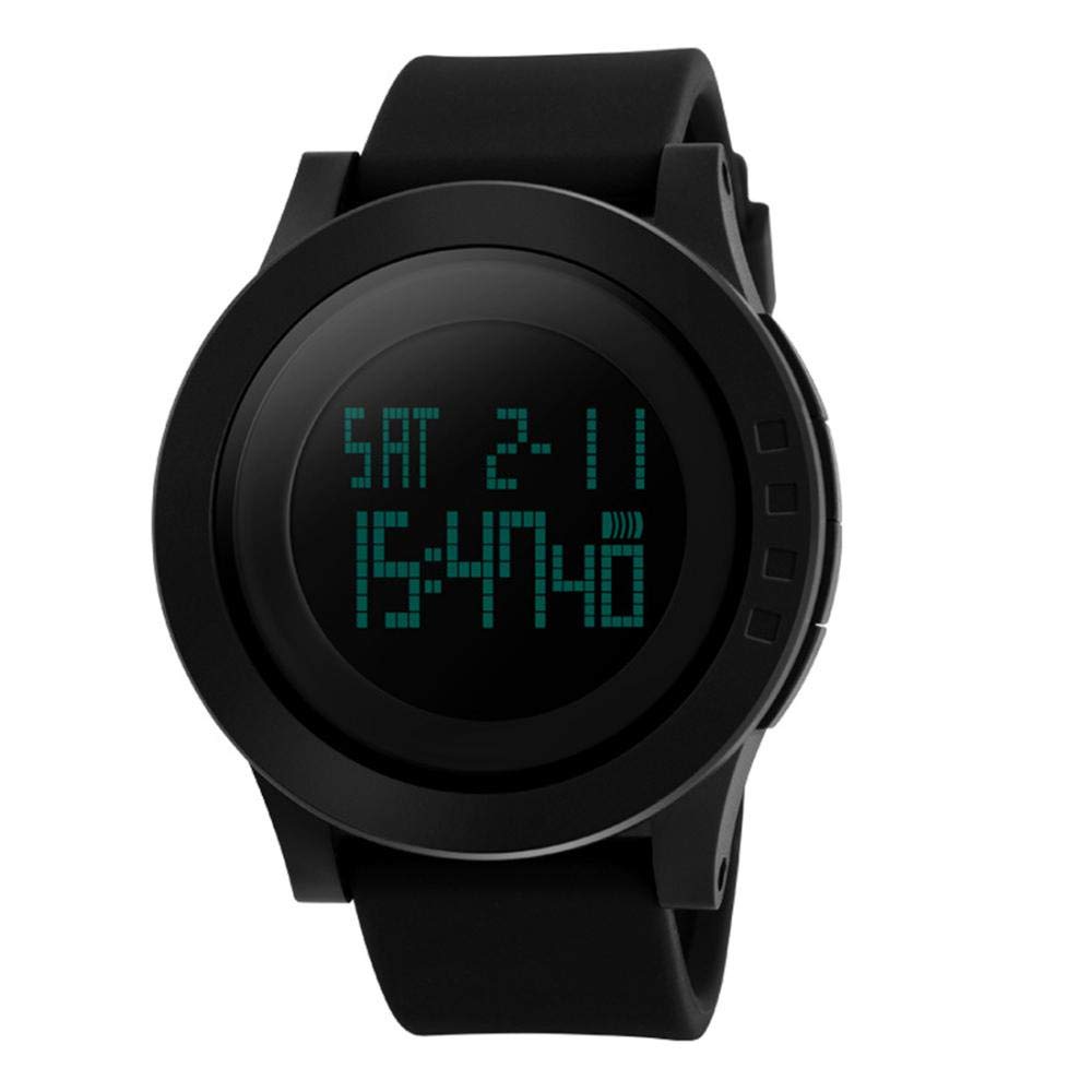 Venta Internacional - Reloj De Pulsera Lyus Digital Sports Con Pantalla Led Para Hombre, Color Negro