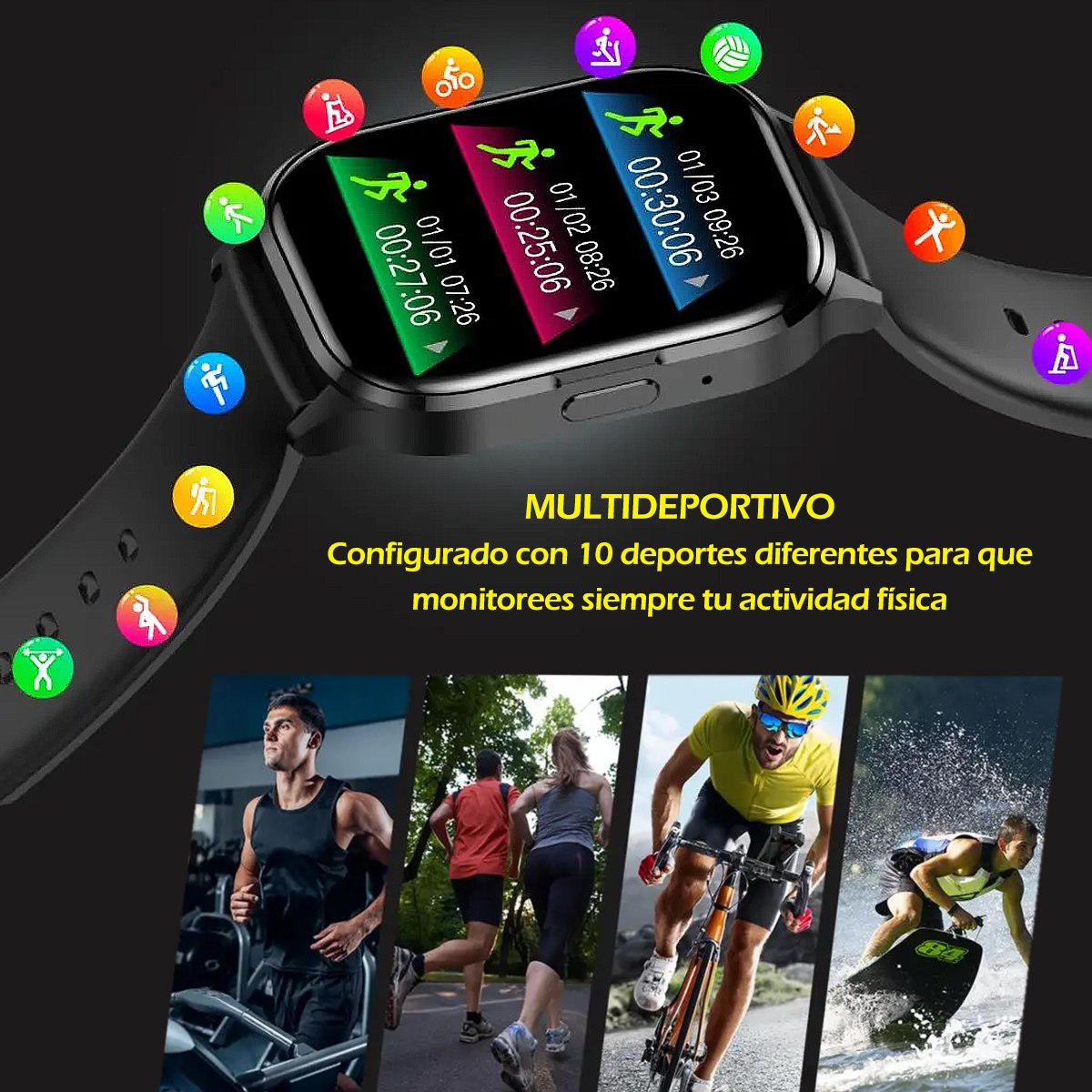 Foto 9 pulgar | Smartwatch Serie 6 Pantalla Amoled