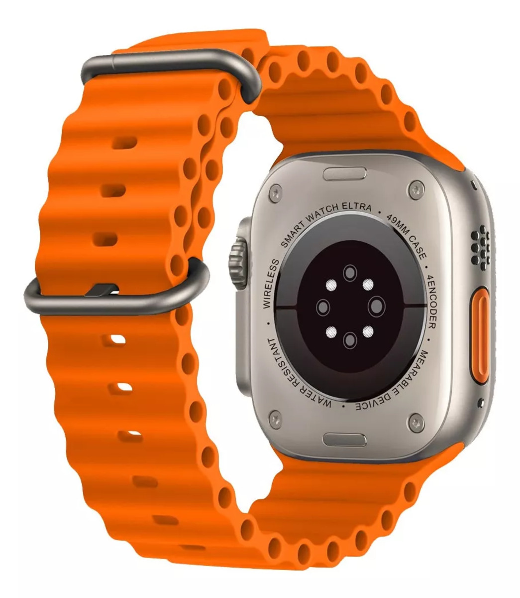 Foto 4 pulgar | Smartwatch Reloj Fralugio Va9 Ultra 2 Chat Gpt 2gb Rom Nfc Naranja