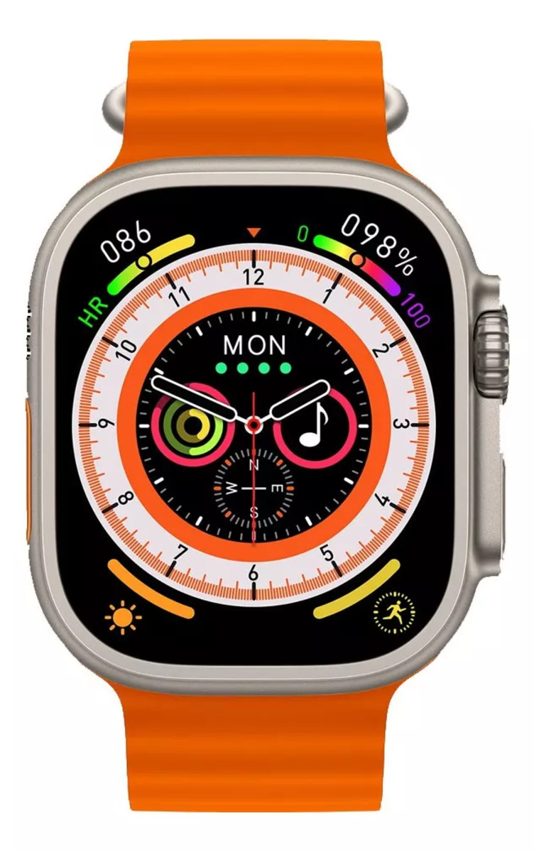 Foto 5 pulgar | Smartwatch Reloj Fralugio Va9 Ultra 2 Chat Gpt 2gb Rom Nfc Naranja