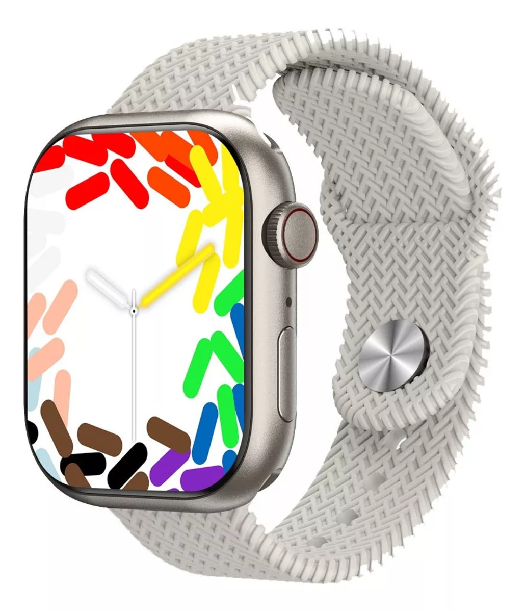 Foto 1 | Smartwatch Reloj Inteligente Va9 Pro Max Isla Dinámica Nfc Gris