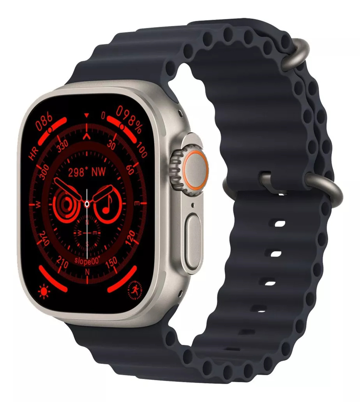 Foto 2 pulgar | Smartwatch Fralugio Hk9 Ultra 2 Chat Gpt 2gb Amoled Hd Negro