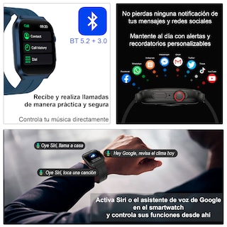 Foto 4 | Smartwatch Vak F21 Pantalla Curva Infinite 3d