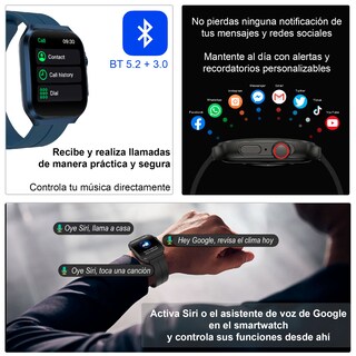 Foto 4 | Smartwatch Vak F21 Pantalla Curva Infinite 3d