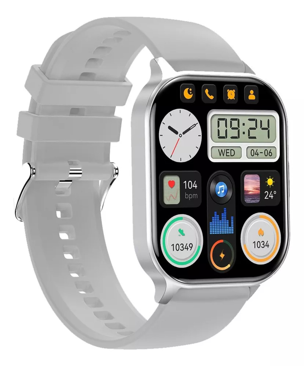 Smartwatch Fralugio HK26 Amoled NFC Gris