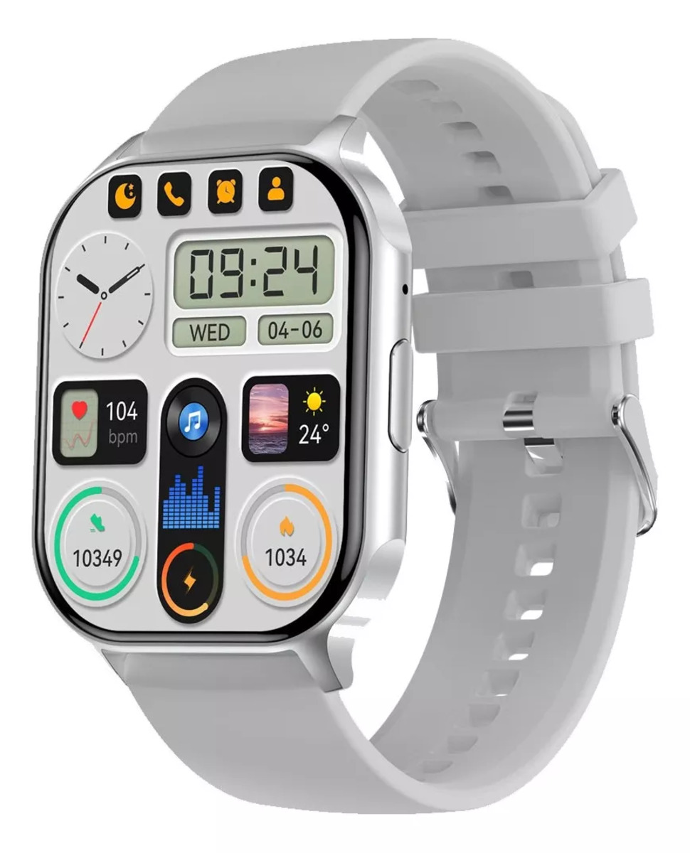 Foto 3 pulgar | Smartwatch Fralugio HK26 Amoled NFC Gris