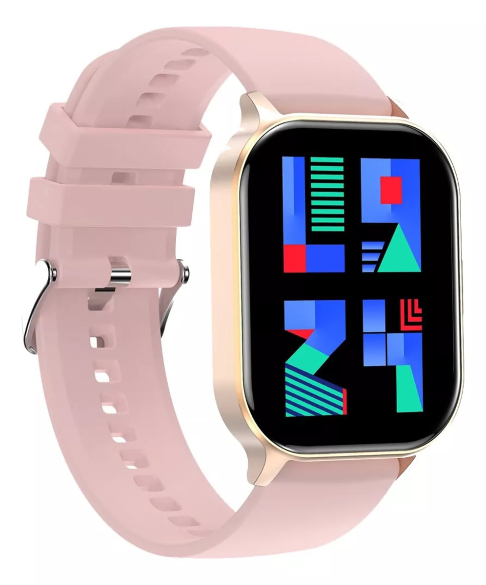 Smartwatch Fralugio HK26 Amoled NFC Rosa