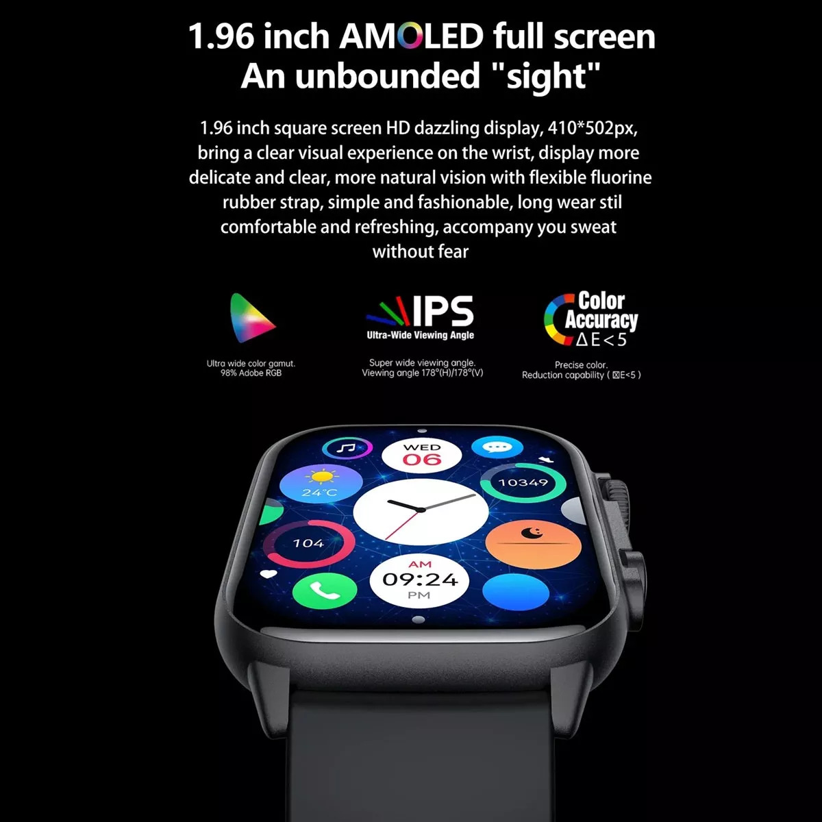 Foto 5 | Smartwatch Hello Watch 3 Plus Fralugio 4gb Rom Mp3 Nfc Negro