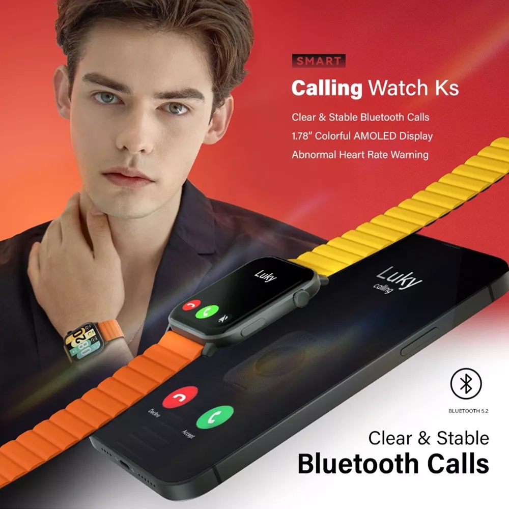 Foto 5 | Smartwatch Kieslect Ks 1.78'' 100 Modos Deportivos Negro