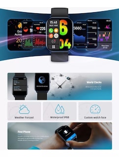 Foto 8 | Smartwatch Kieslect Ks Mini 1.78'' 60 Modos Deportivos Negro