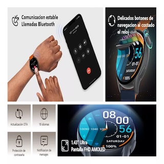 Foto 8 | Smartwatch Kieslect Kr Pro 1.43'' 70 Modos Deportivos