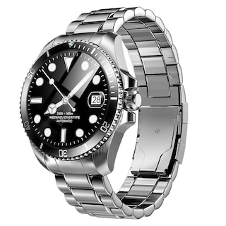 Foto 1 | Reloj Smartwatch Vak C1 Acero Submarine NFC Cristal 3D