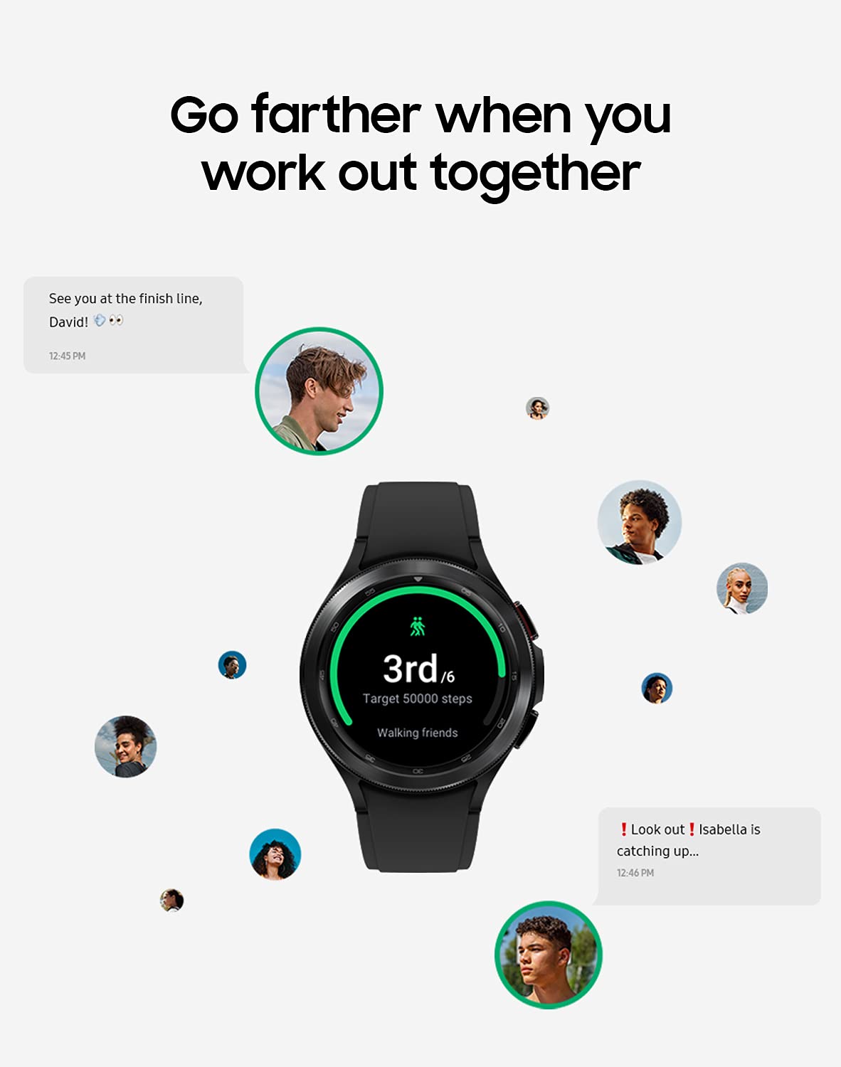 Foto 6 | Reloj Inteligente Samsung Galaxy Watch 4 LTE 46 nm Monitor de ECG - Venta Internacional