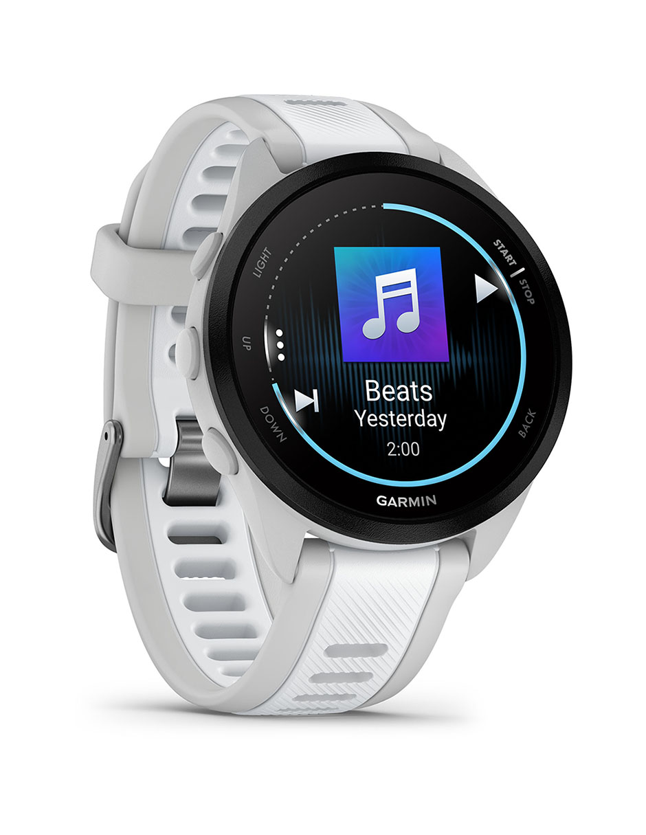 Foto 4 pulgar | Smartwatch Garmin Forerunner 165 Music Blanco