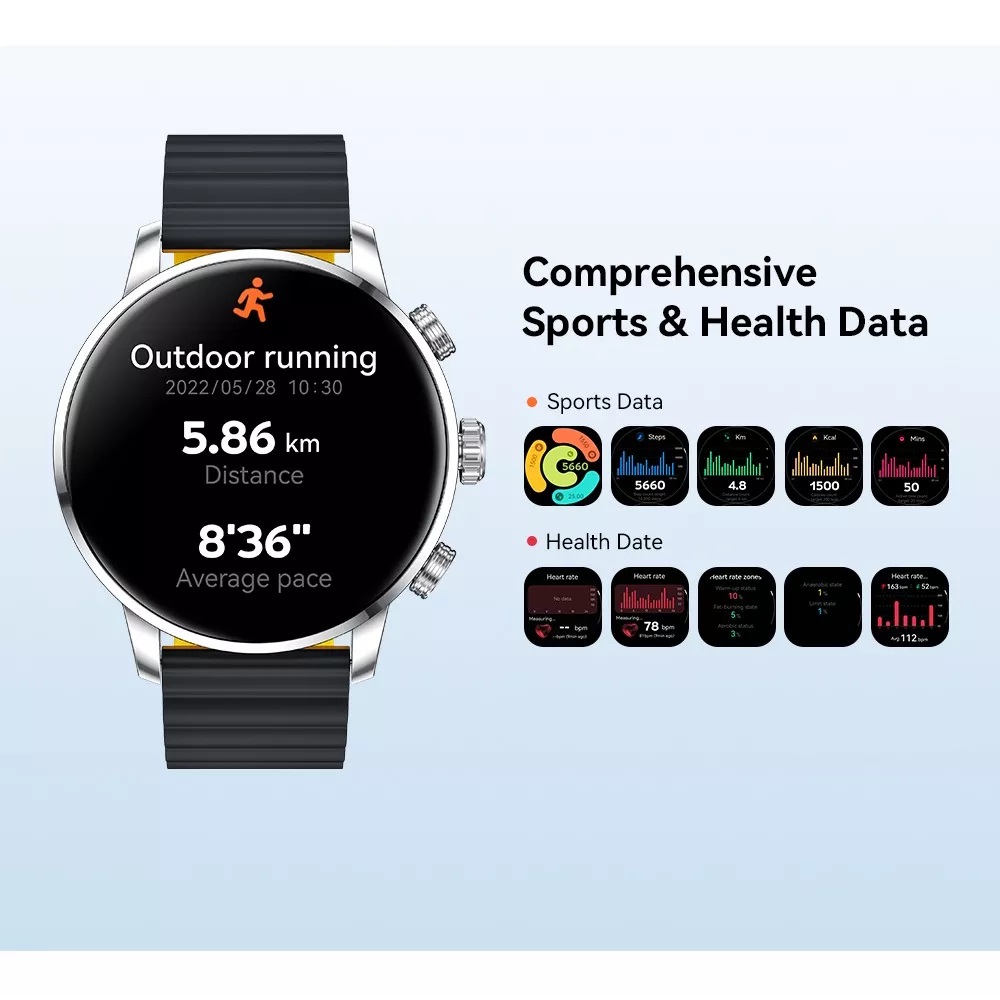 Foto 8 pulgar | Smartwatch Kieslect Kr2 1.43'' 100 Modos Deportivos