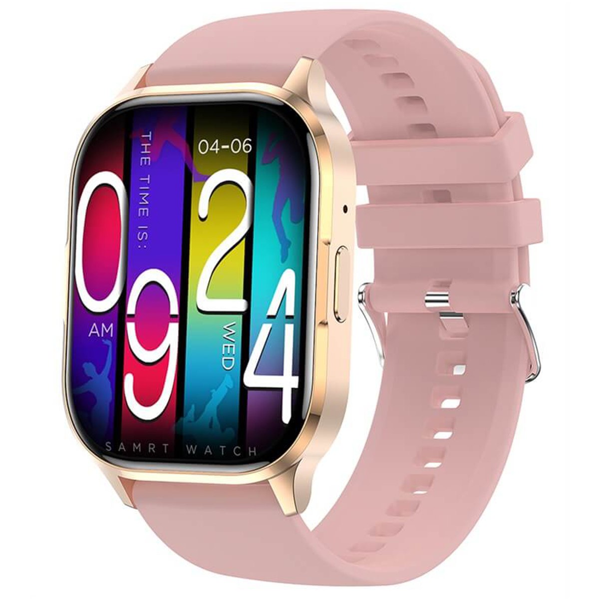 Foto 2 pulgar | Smartwatch Pantalla Amoled Serie 6 Rosa