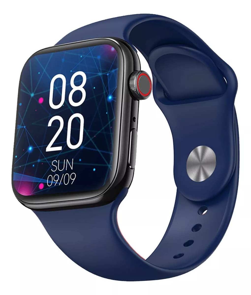 Smartwatch Reloj T900 Pro Max Gs Fralugio Hr Bp Spo2 Llamada Azul
