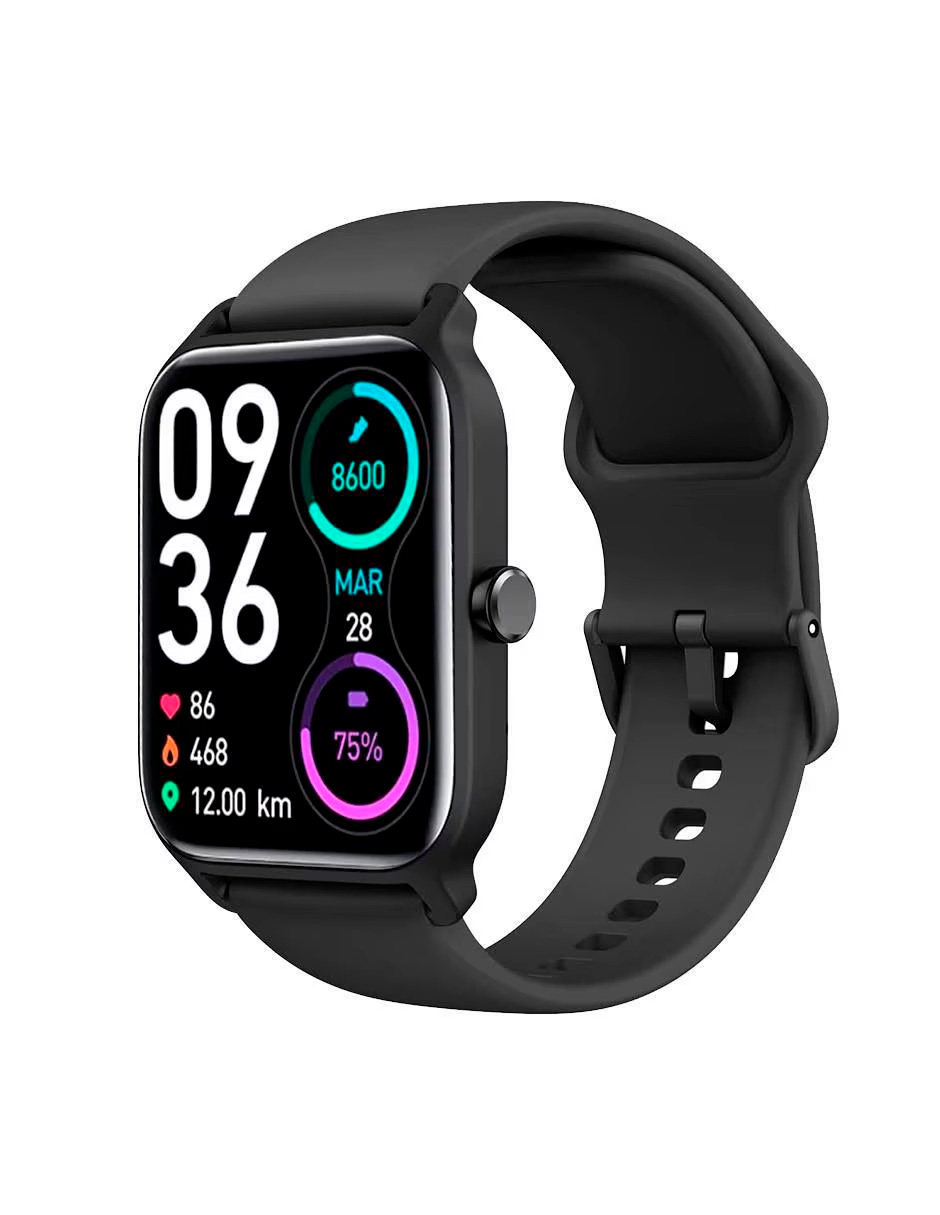 Foto 3 | Reloj Inteligente Idw13001 Petukita Box Negro Con Alexa