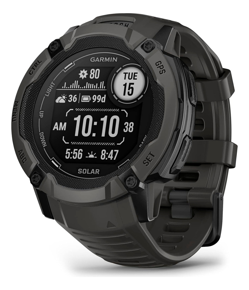 Reloj Smartwatch Deportivo Garmin Instinct 2x Solar 50mm, Graphite