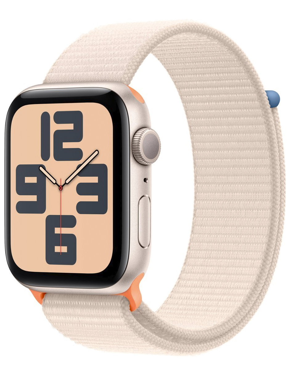 Foto 2 pulgar | Apple Watch Se Gps (2da Gen) Dorado De 44 Mm, Correa Deportiva Starlight