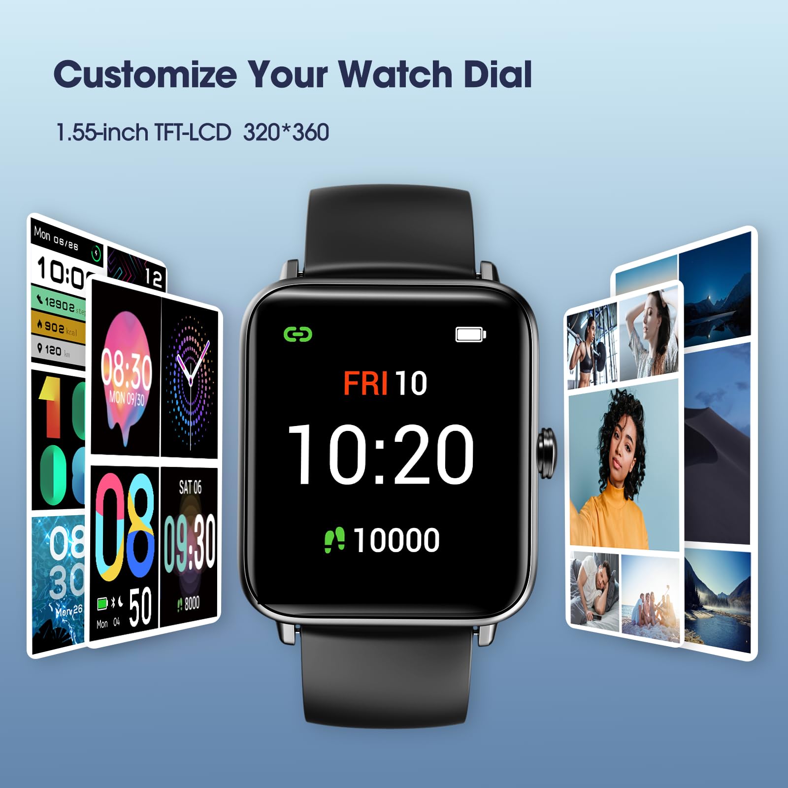 Foto 8 pulgar | Reloj Inteligente Livikey Rastreador De Actividad Física Frecuencia Cardíaca Sueño 41 Mm - Venta Internacional