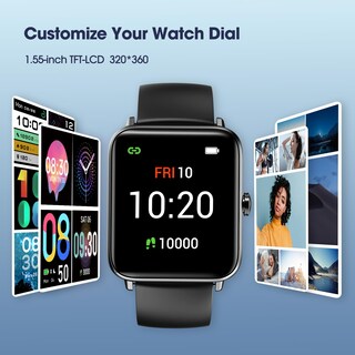 Foto 7 | Reloj Inteligente Livikey Rastreador De Actividad Física Frecuencia Cardíaca Sueño 41 Mm - Venta Internacional
