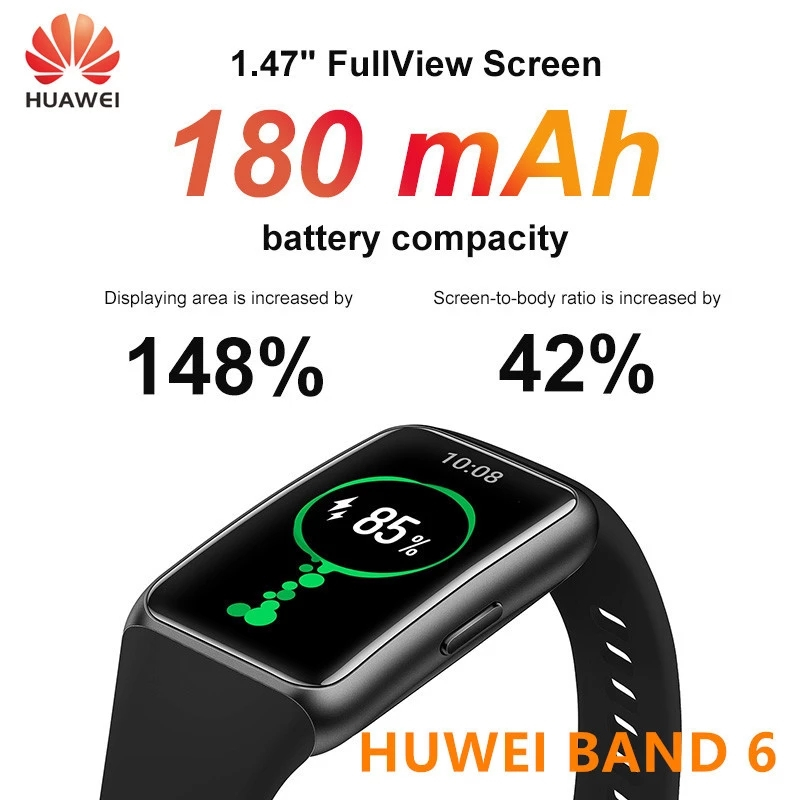 Foto 6 pulgar | Reloj Inteligente Huawei Band 6 Amoled Spo2 5atm -Venta Internacional