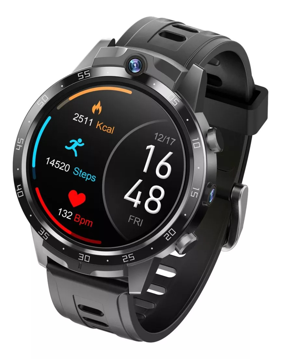 Foto 4 pulgar | Reloj Inteligente Android X600s Fralugio 2 Cámaras Wifi 4g Negro