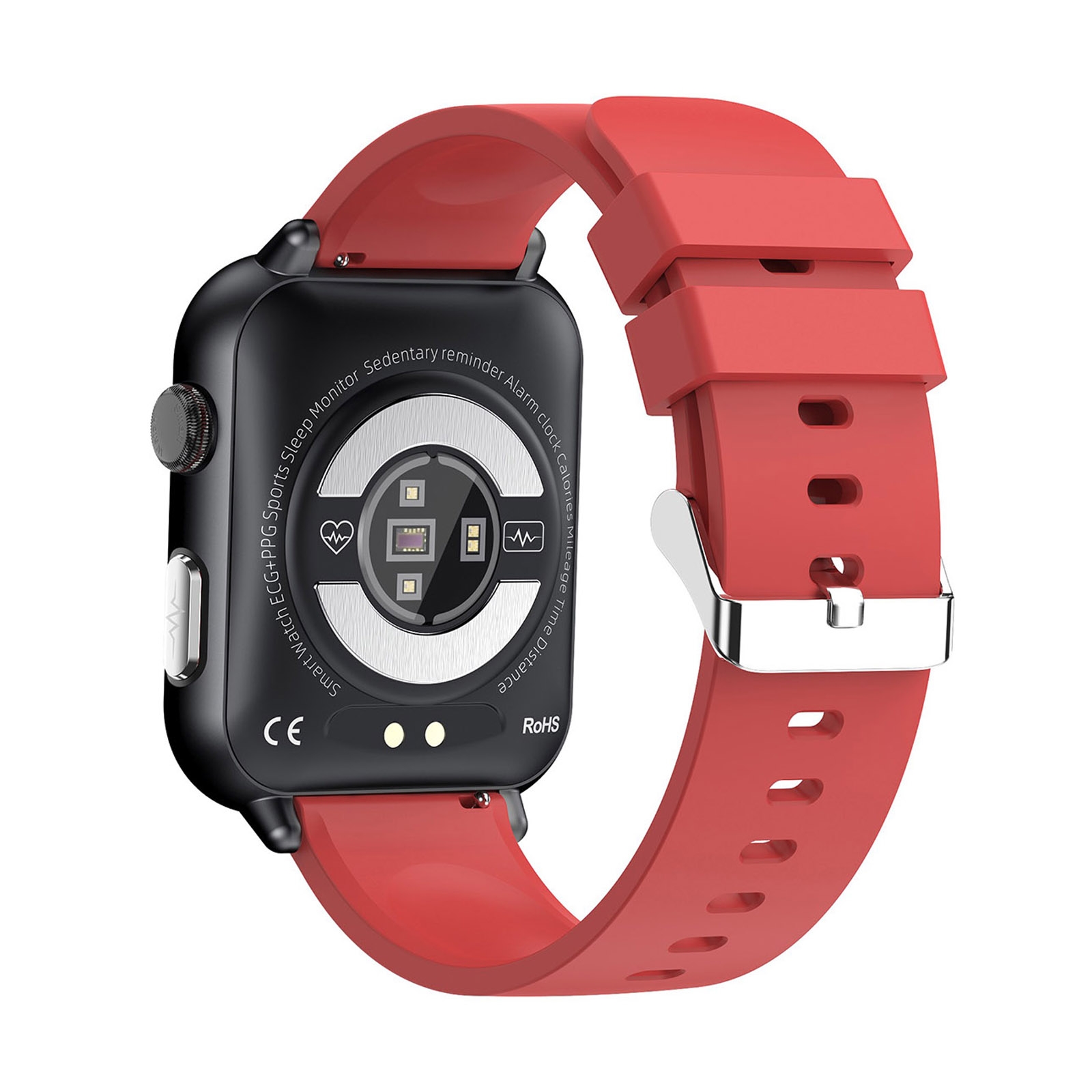 Foto 4 pulgar | Pantalla Hd Del Smart Watch E 200 De 1,72'' Con Ecg Y Oxígeno En Sangre, Color Rojo - Venta Internacional.