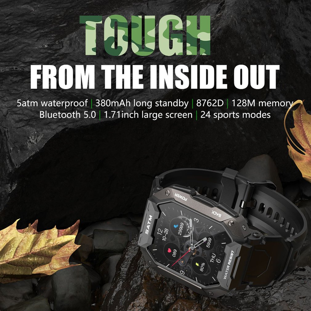 Foto 5 | Smartwatch Sports Con Pantalla De 1.71 Pulgadas, 5 Atm, Resistente Al Agua Para Hombres - Venta Internacional.